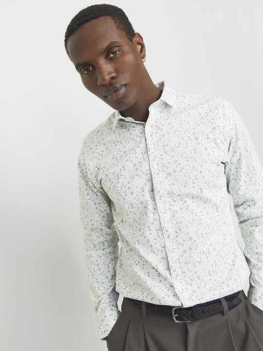 Produktbild Jack & Jones Jprblablackpool Print L/S Shirt Sn (XS)