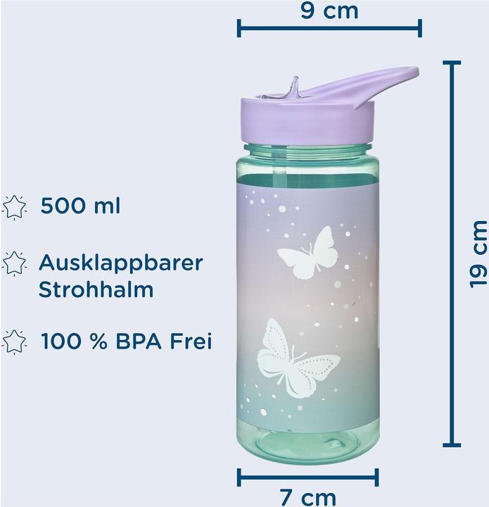 Immagine prodotto Scooli Bottiglia BUFI9913 Butterfly Wishes 19x9x7cm (0.50 l)