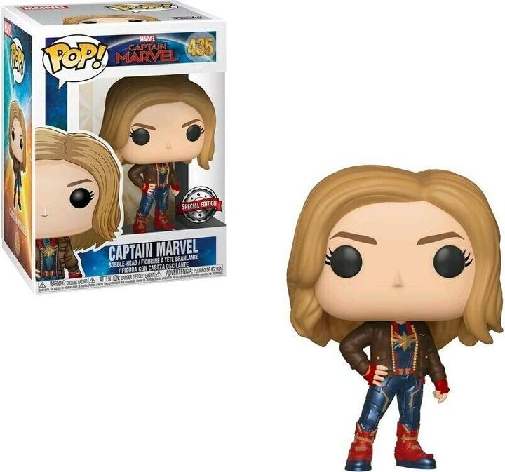 Immagine prodotto Funko POP! Capitan Marvel - Capitan Marvel (Veste Brune)