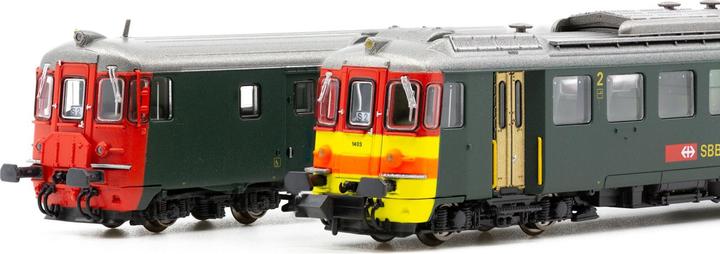 Produktbild Piko SBB RBe 4/4 Seetal Triebwagen + BDt grün/rot (Spur N)