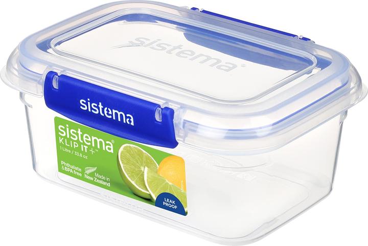 Actual product image Sistema KLIP IT PLUS freshness box 1 l blue (1 l)