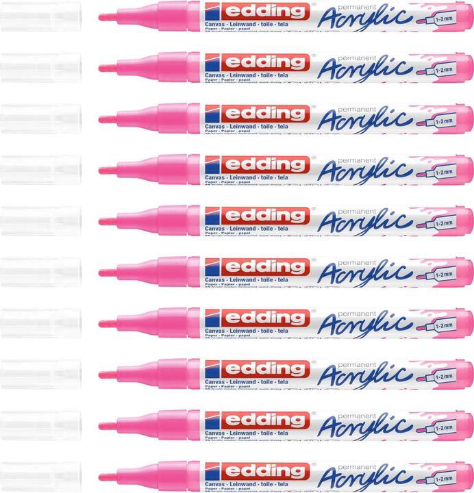 Actual product image Edding Acrylic marker 5300 (Neon pink, 2 mm, 1 x)