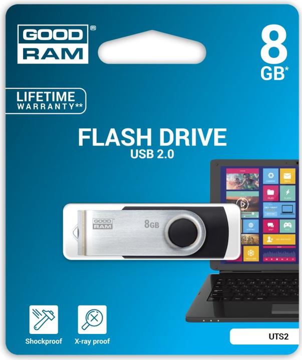 Produktbild Goodram TWISTER USB-Flash-Laufwerk (8 GB, USB-A)