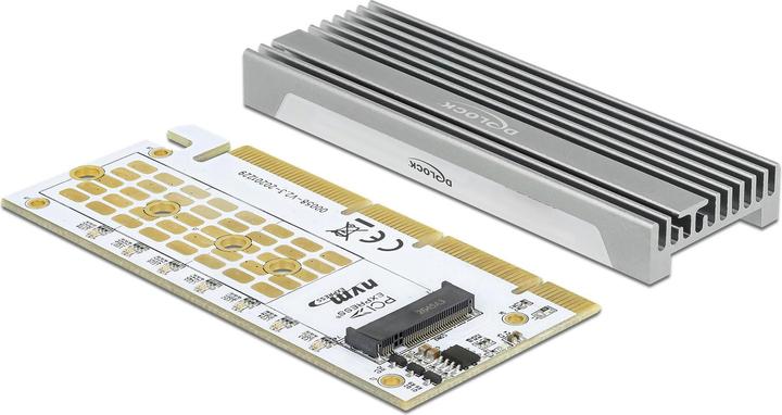 Image du produit Delock Carte PCI Express x16 (x1 / x4 / x8) vers 1 x NVMe M.2 Key M avec éclairage LED