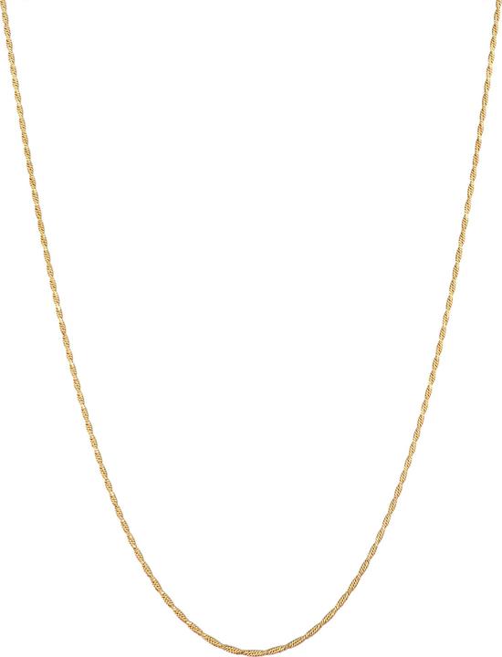 Actual product image Kuzzoi Men's Cord Necklace Twisted 925 Silver (925 sterling silver, 55 cm)