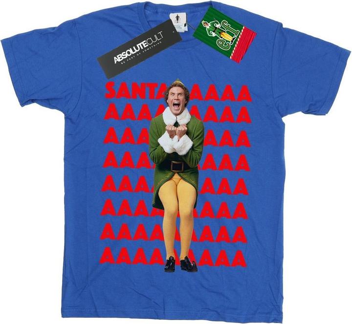 Immagine prodotto Elf Buddy Santa Scream Maglietta Ragazze (116)