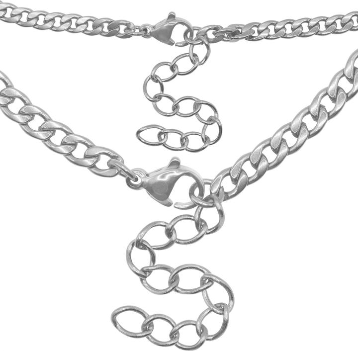 Actual product image Heideman Set Noah silver polished (100% stainless steel)
