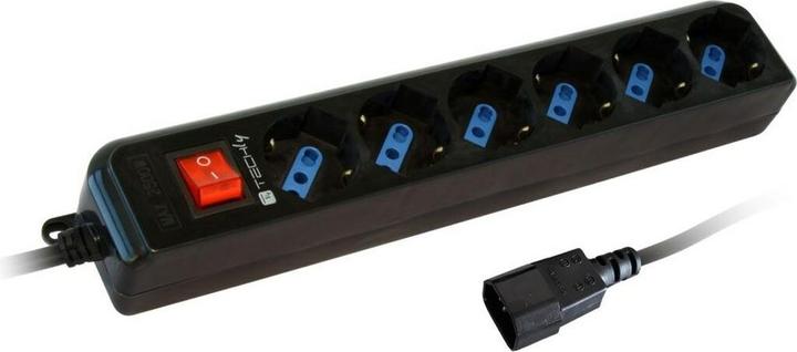Techly 300415 Ciabatta UPS con (6 x, CEE 7/3, 1.50 m)