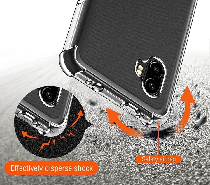 Actual product image Screenguard Samsung Galaxy Xcover6 Pro Case Crystal Soft Airbag Bumper (Samsung Galaxy XCover 6 Pro)