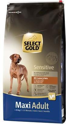 Actual product image Select Gold Sensitive Maxi Adult Lamb & Rice (Adult, 12000 g)