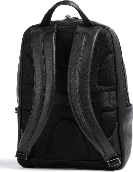 Actual product image Piquadro Black Square Laptop Backpack