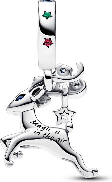 Actual product image Pandora Christmas magic reindeer charm (Sterling silver 925)