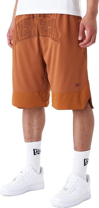 Produktbild New Era Overized Mesh Basketball Shorts earth brown - S (S)