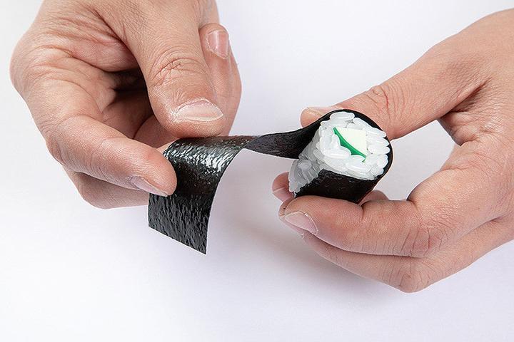 Produktbild Syuto Seiko Sushi Plastik Model Kit 1/1 Kappa Maki (Cucumber Sushi Roll) (re-run) 3 cm