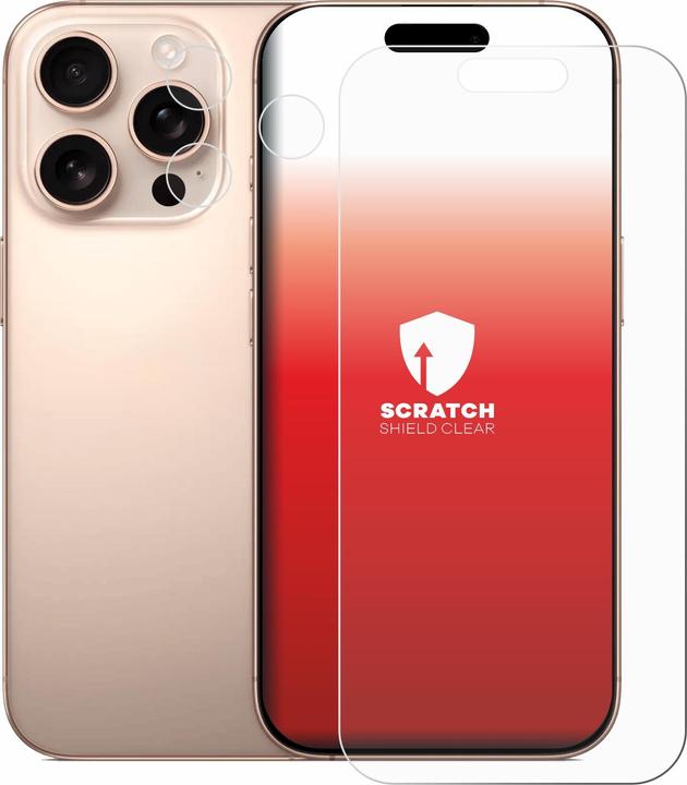 Immagine prodotto upscreen Scratch Shield Pellicola (1 Pezzo/i, Apple iPhone 16 Pro)