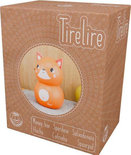 Image du produit Ulysse Couleurs d'Enfance Tirelire coeur renard