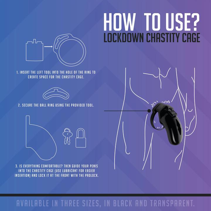 Image du produit Lockdown Cage de chasteté - Medium
