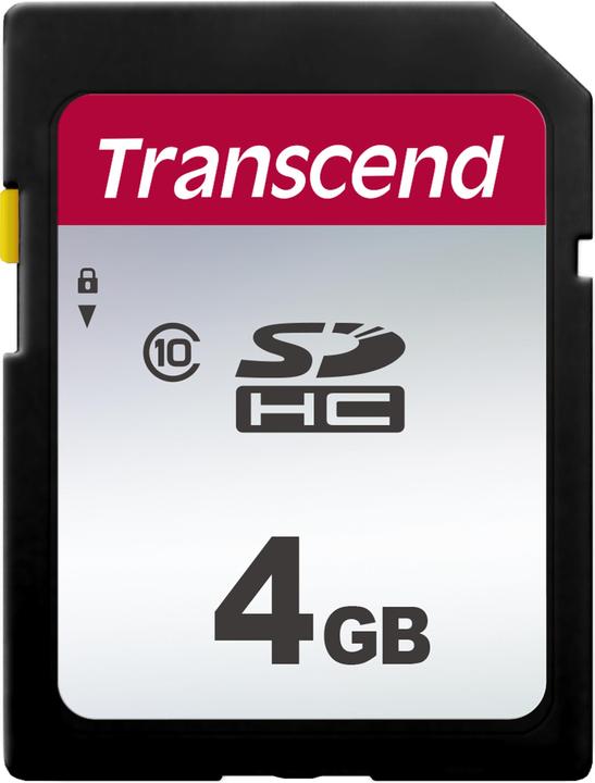 Actual product image Transcend SDC300S (4 GB, SDHC, U1, UHS-I)