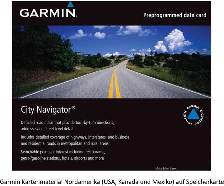 Produktbild Garmin CityNavigator NT Nordamerika