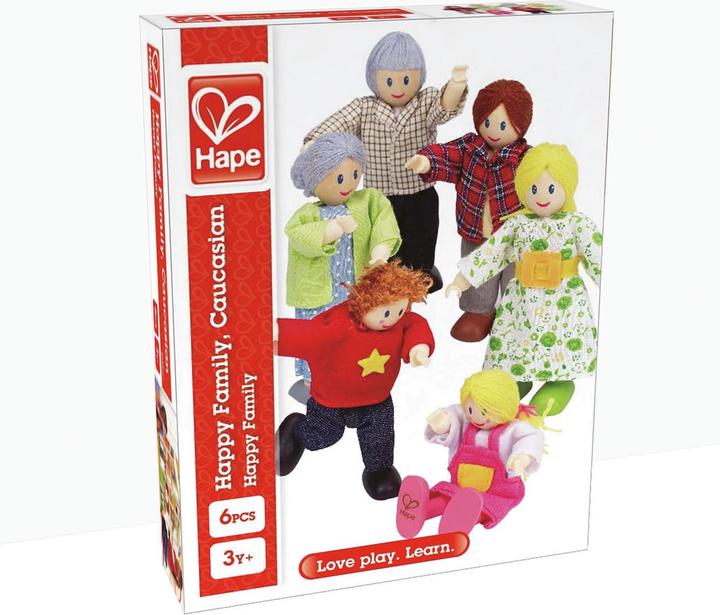 Immagine prodotto Hape Famiglia di bambole colore della pelle chiara