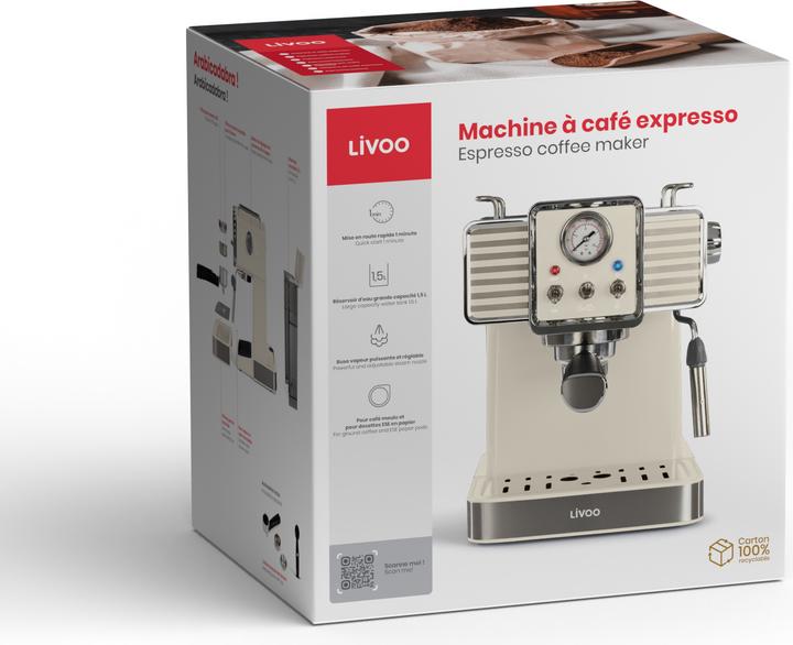 Produktbild Livoo Espressomaschine (EU-Stecker)