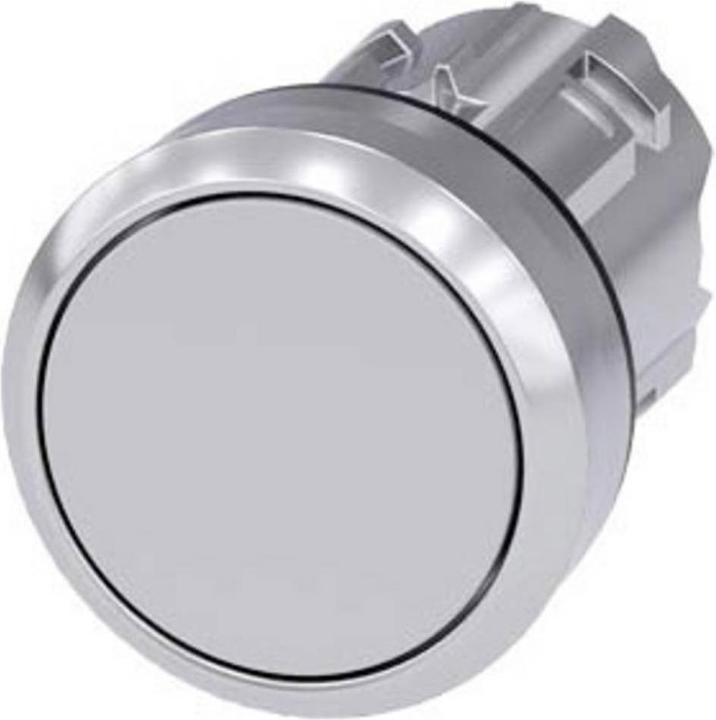 Image du produit Siemens Bouton-poussoir SIRIUS ACT élément frontal métal, brillant, gris