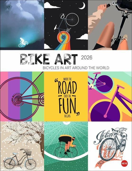 Produktbild Bike Art Posterkalender 2026 (34 x 44 cm, Harter Einband, Deutsch)