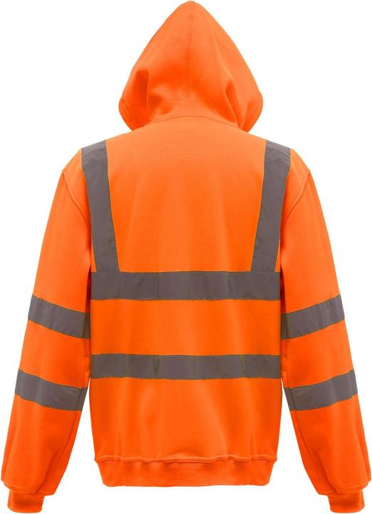 Actual product image Yoko Mens Hi-Vis Full Zip Hoodie (XXL)