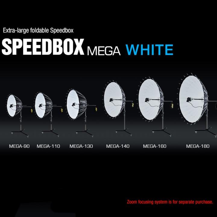 Produktbild SMDV Speedbox Mega 110 Deep Softbox 110cm Wit Bowens Mount (Blitzgerät Adapter)