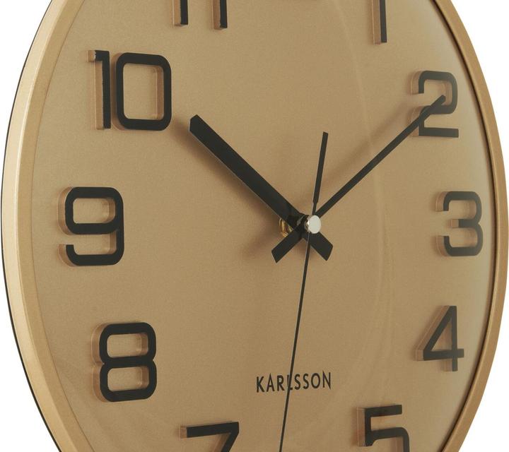 Actual product image Karlsson analog clock 3d numbers (30.50 cm)
