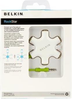 Image du produit Belkin Distributeur De Jack Rockstar 5x (Répartiteur de casque d'écoute)