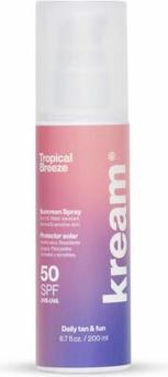 Immagine prodotto Kream Sonnenöl Tropical Breeze SPF 50+ 200ml (Olio abbronzatura, SPF 50+, 200 ml)