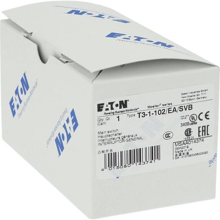Image du produit Eaton Inter sectionneur 2P IP65 32 A Ie 5,5 kW