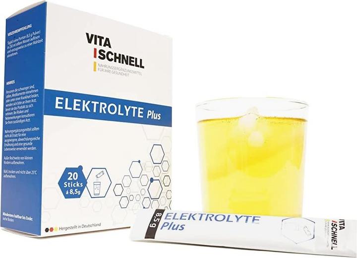 Produktbild Delnava Pharma Vita Schnell Elektrolyte Plus (20 Stück, Sachet, 214 g)