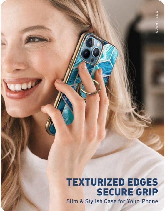 Image du produit Supcase Étui IBLSN Cosmo Snap Apple iPhone 13 Pro Bleu océan (Apple iPhone 13 Pro)