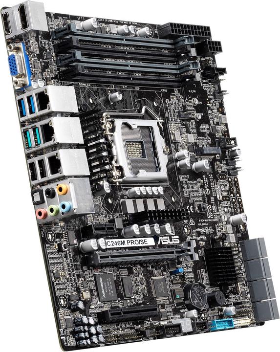 Actual product image ASUS WS C246M PRO/SE (LGA 1151, Intel C246, mATX)