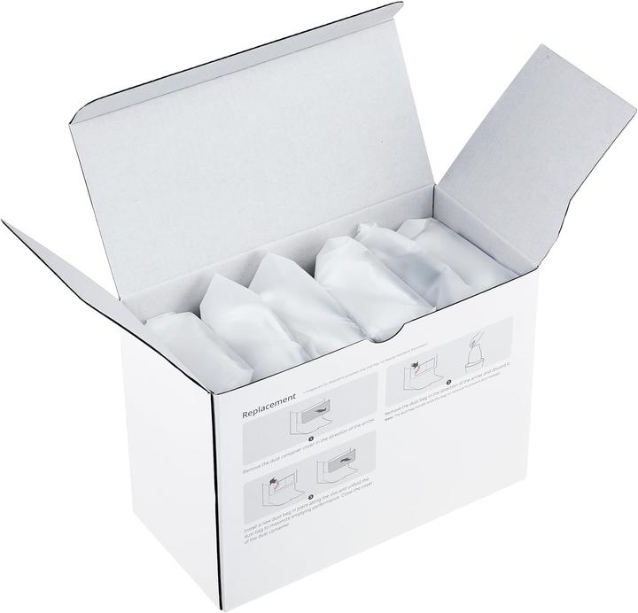 Actual product image Roborock 6 Stück Staubsaugerbeutel für Qrevo/S8 MaxV (6 x)
