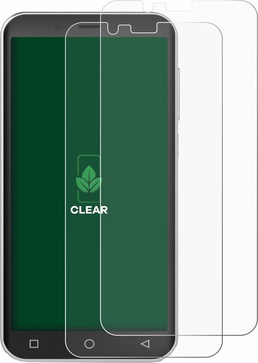 Actual product image ScreenLeaf Protective film sustainable screen protector screen protector film clear transparent (2 Piece, Emporia Smart 4)