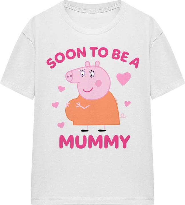 Peppa Pig Unisex Adult Soon To Be Mummy Pig T-Shirt (M)