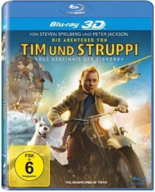 Actual product image Tintin The Mystery of the 'Unicorn (3D Blu-ray, 2011, Turkish, English, German)