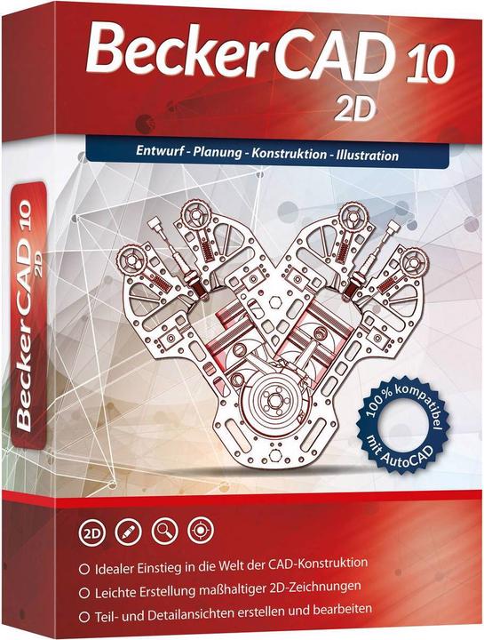 Produktbild Becker CAD 10 2D (1 User, unbegrenzt)