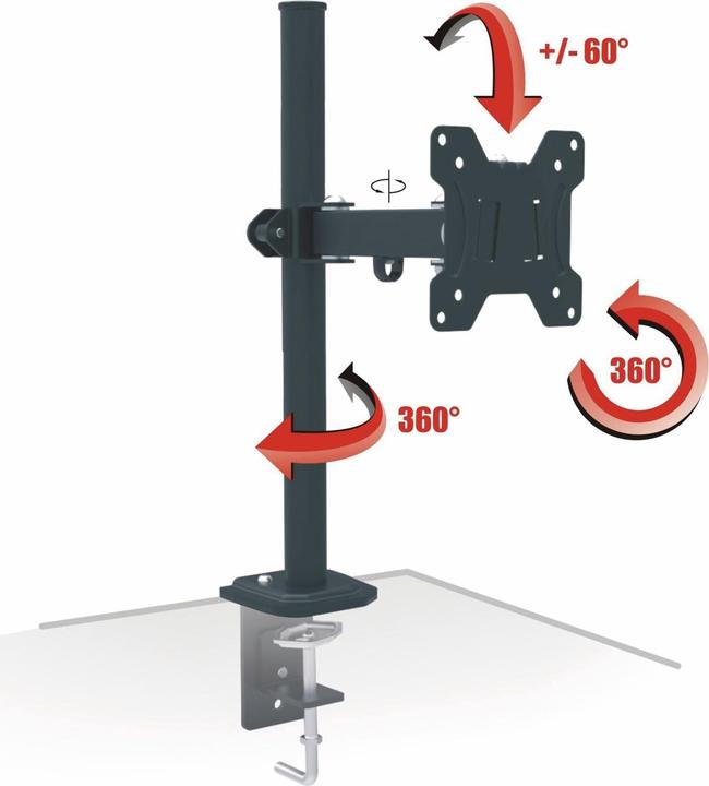 Actual product image Opticum RED LCD desk holder Pixel Single (Table, 27", 8 kg)