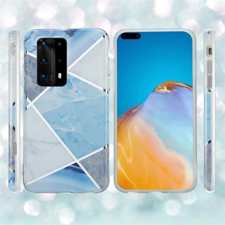 Produktbild Cadorabo IMD TPU Bunter Marmor Cover (Huawei P40 Pro+)