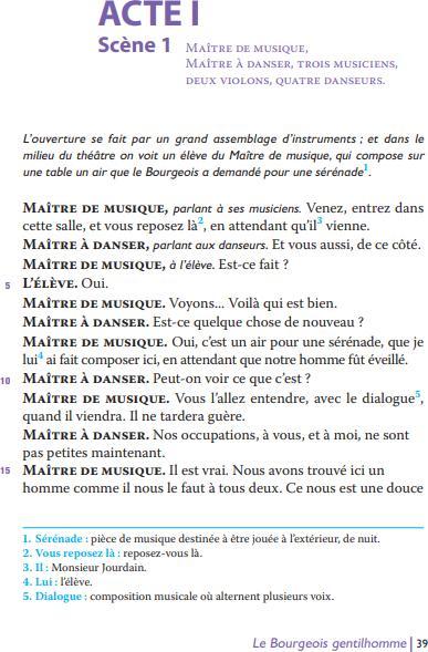 Immagine prodotto Le bourgeois gentilhomme (Francese, Molière, 2023)