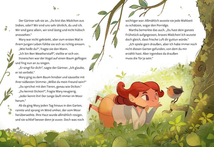 Actual product image Der geheime Garten (Illustrierte Kinderbuchklassiker) (German, White Star Kids, Domenico Russo, Sabine Werner, 2024)