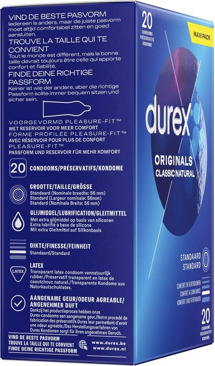 Produktbild Durex Originals Classic Natural (20 Stk.)