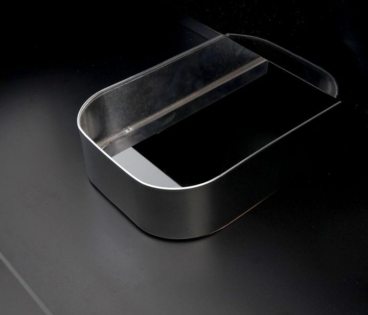 Image du produit Mendler Premium Meuble sous lavabo, meuble sous lavabo Meuble de salle de bain, haute brillance 90cm noir