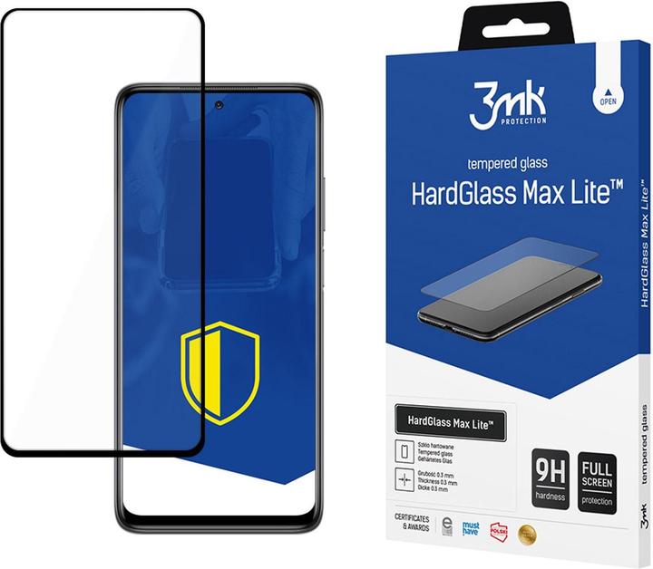 Actual product image 3MK Hardglass Max Lite screen protector (1 Piece, Mi 10T)