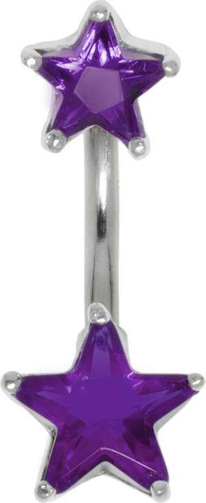 Actual product image Bijouteria Bellypiercing (Surgical steel 316L, Crystal, Silver 925)