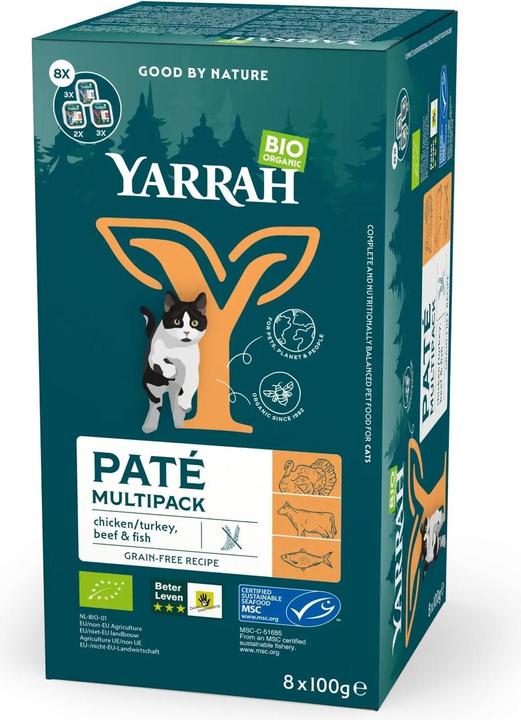 Produktbild Yarrah Multipack 3-Sorten (Junior, Adult, Senior, 8 Stk., 800 g)
